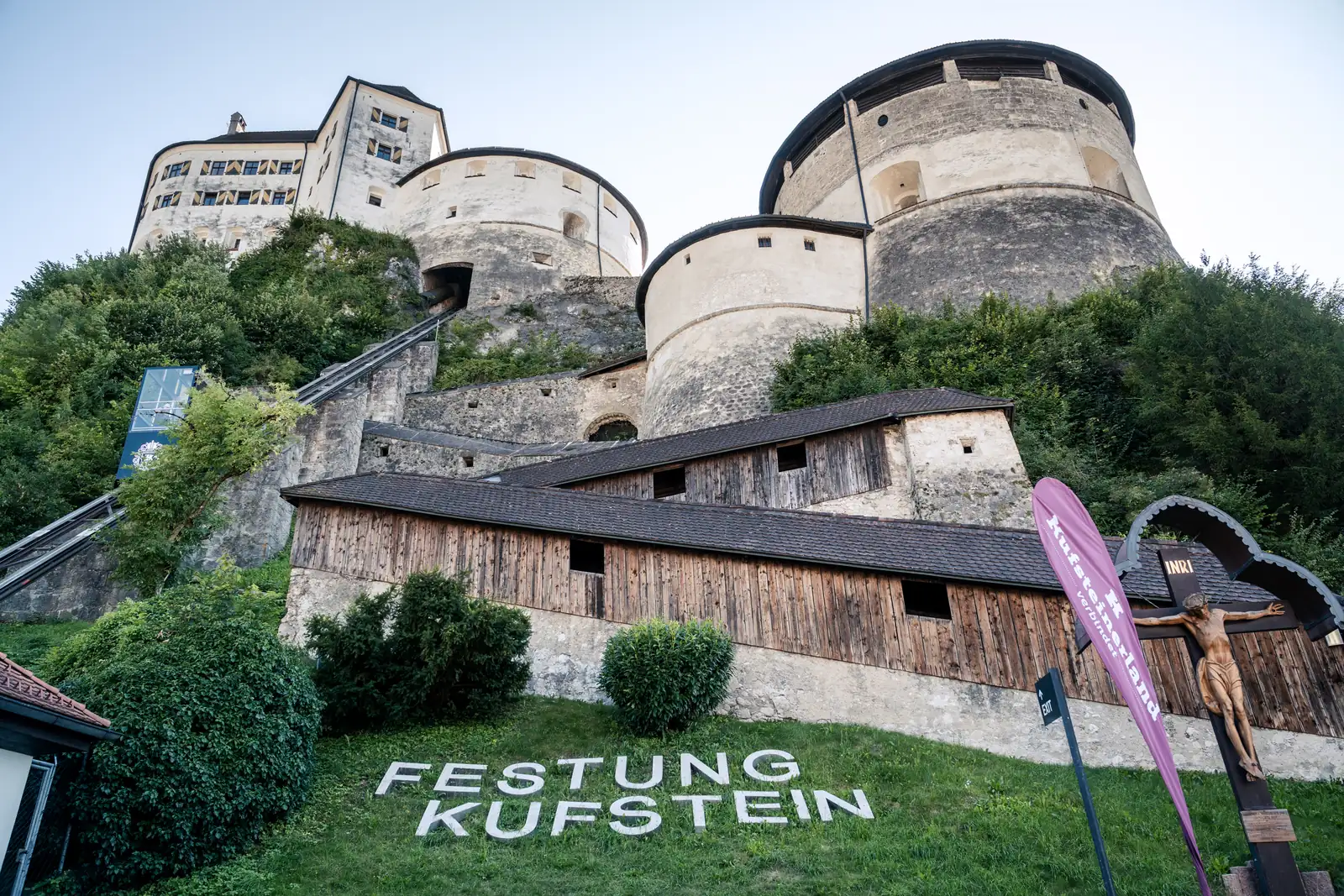 Ausblick von der Festung Kufstein Panoramablick von der Festung über die Altstadt von Kufstein