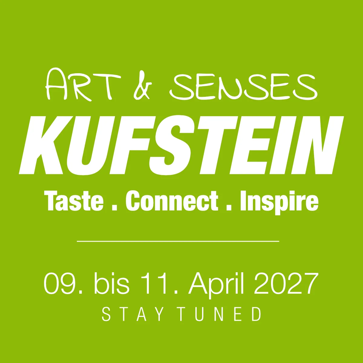 Art und Senses Kufstein Taste Connect Inspire MICE Ladies Trip 2027 Logo
